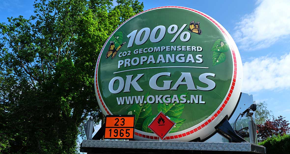 Co2 gecompenseerd propaanags | OK GAS